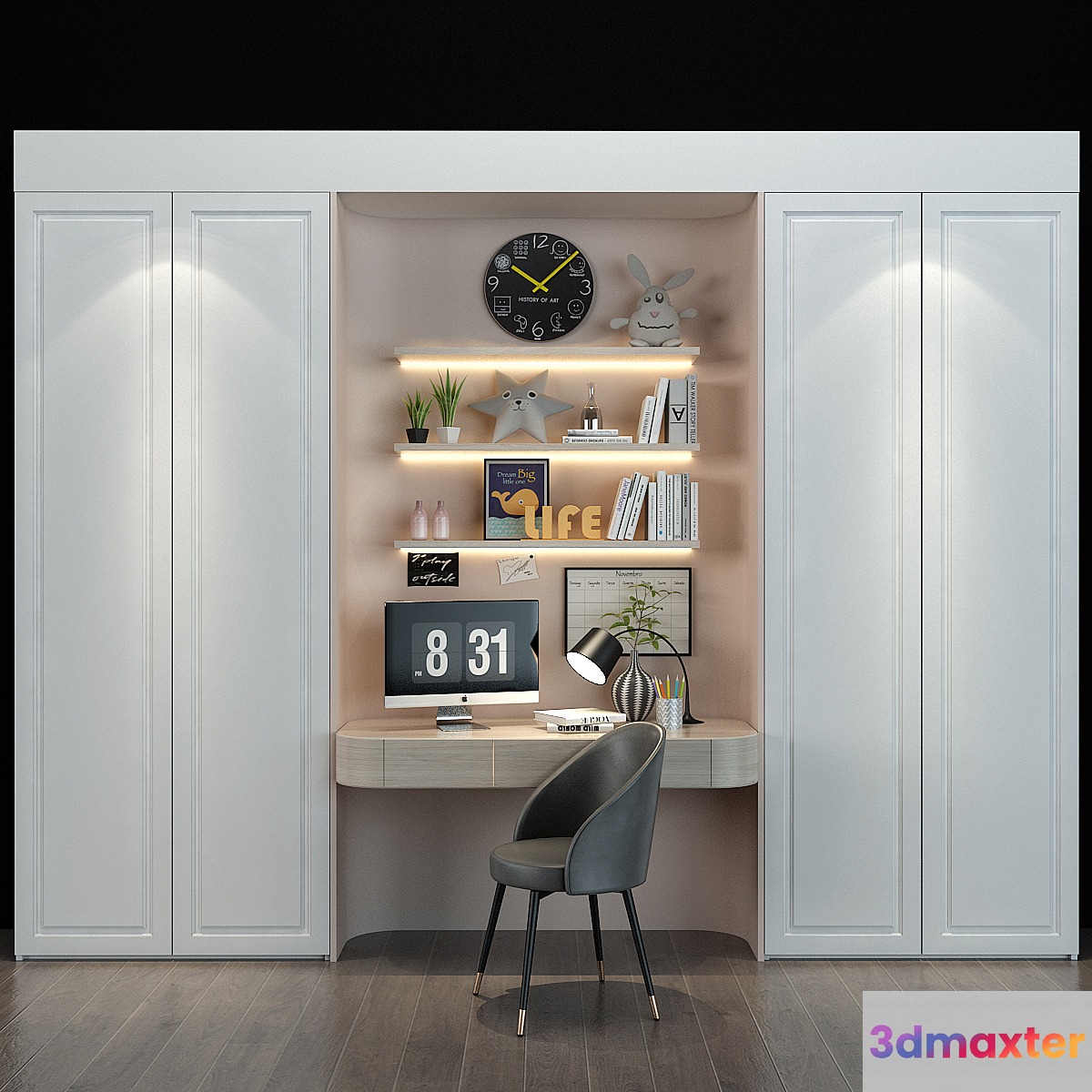 Furniture for children set 085 3D Max