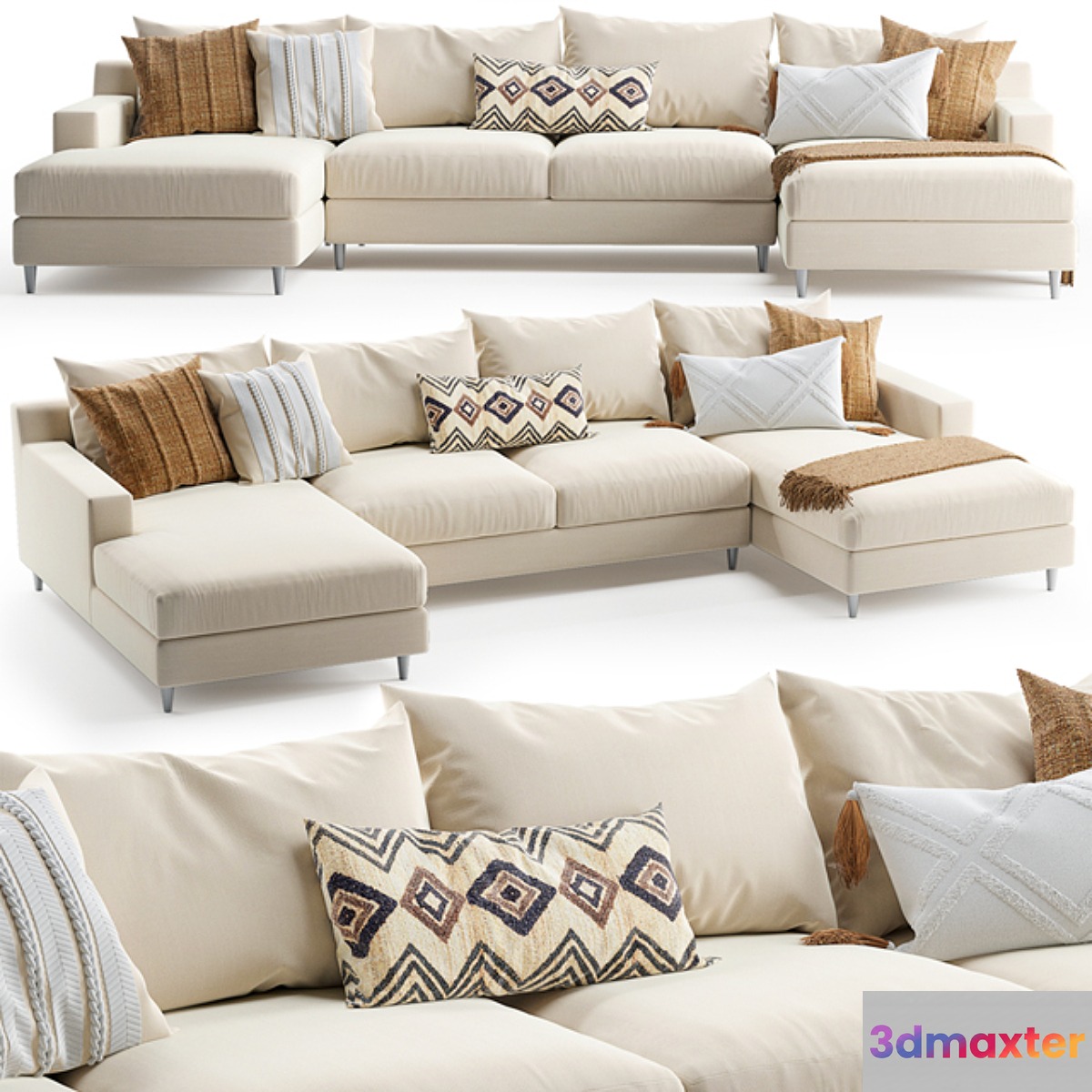Sloan U-Sectional Sofa - No.3