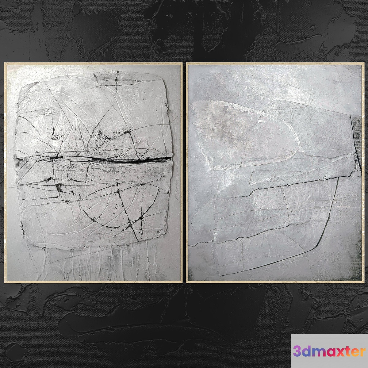 Paintings abstract | set 475 3D Max