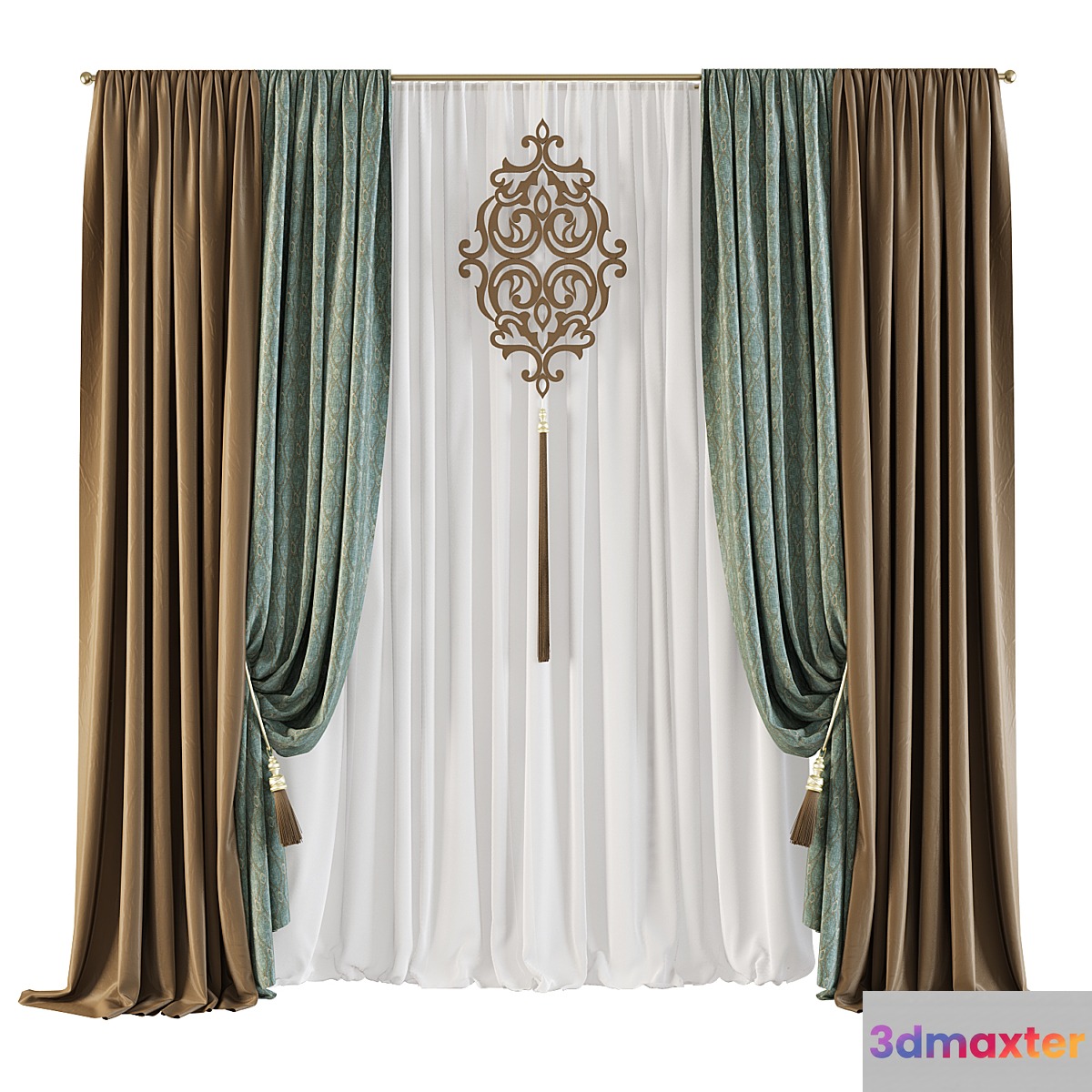 Curtain 550 3D Max
