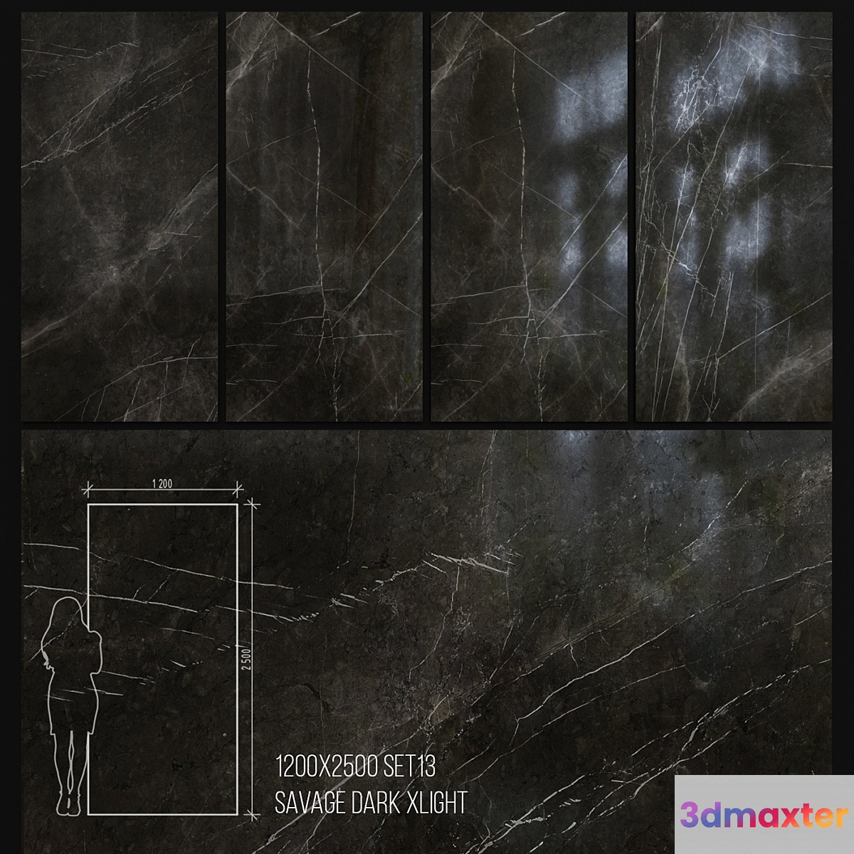 Ceramic Tile Urbatek Xlight 1200 X2500 Savage 3D Max
