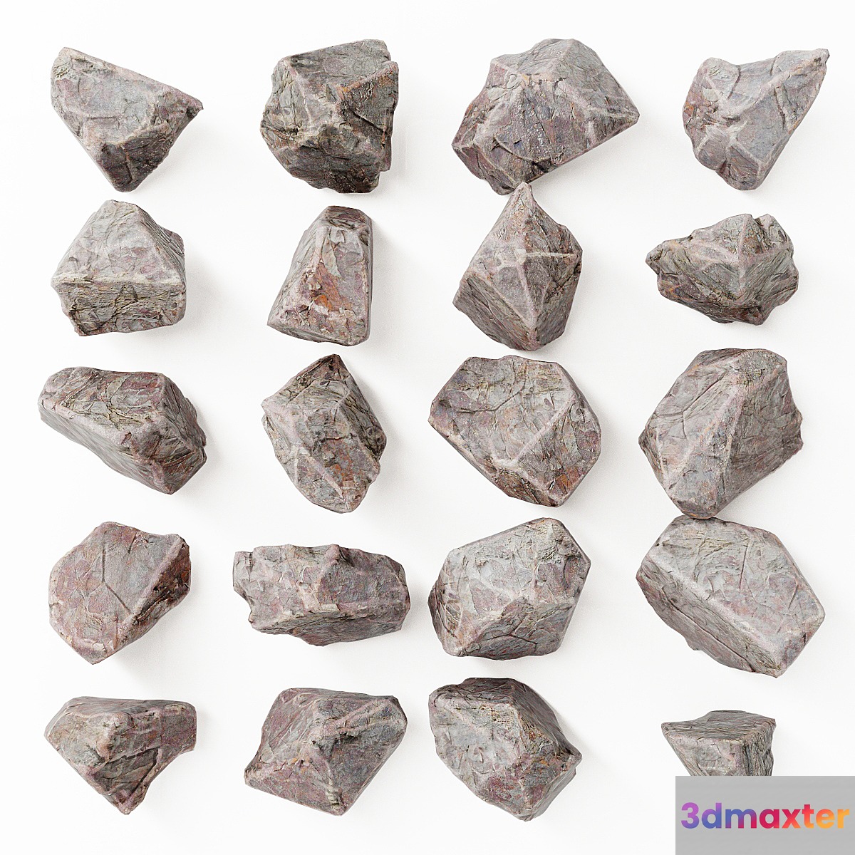 Rock splinter river stone