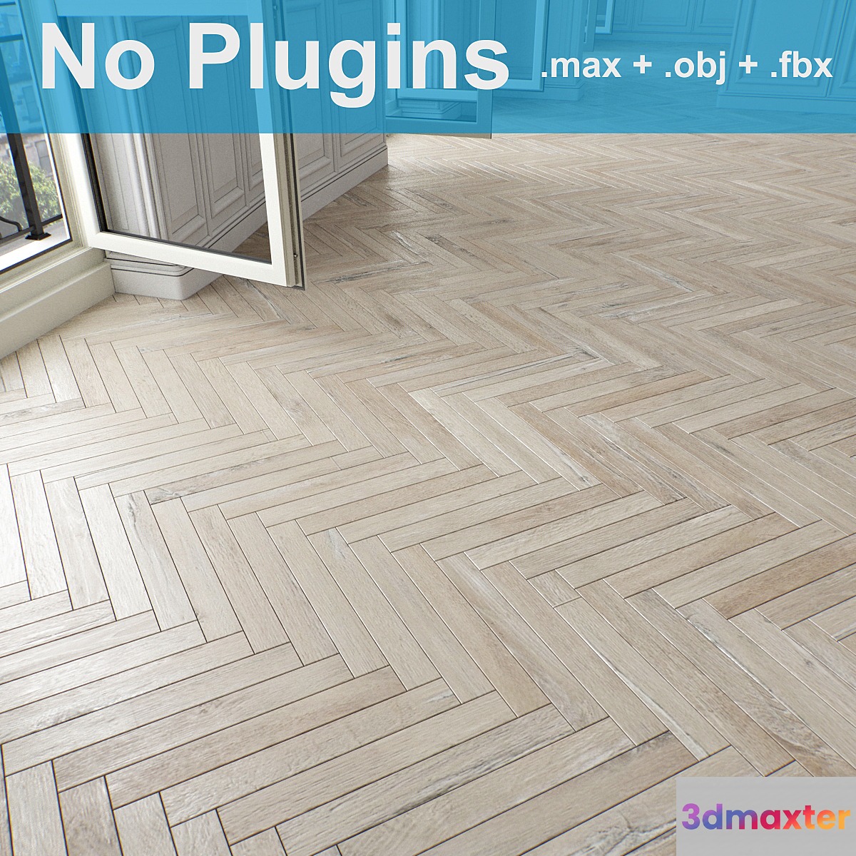 Parquet 3-4-8 3D Max