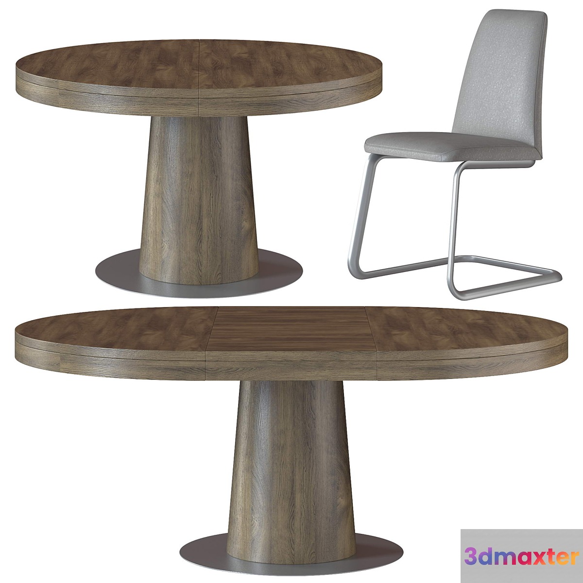 GRANADA Table and BoConcept LAUSANNA Chair 3D Max