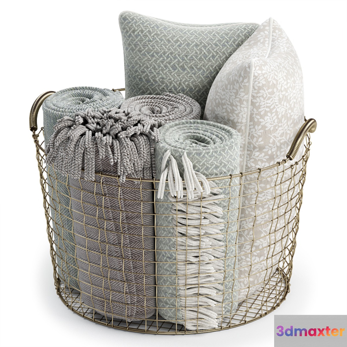 METAL BASKET DECOR 04