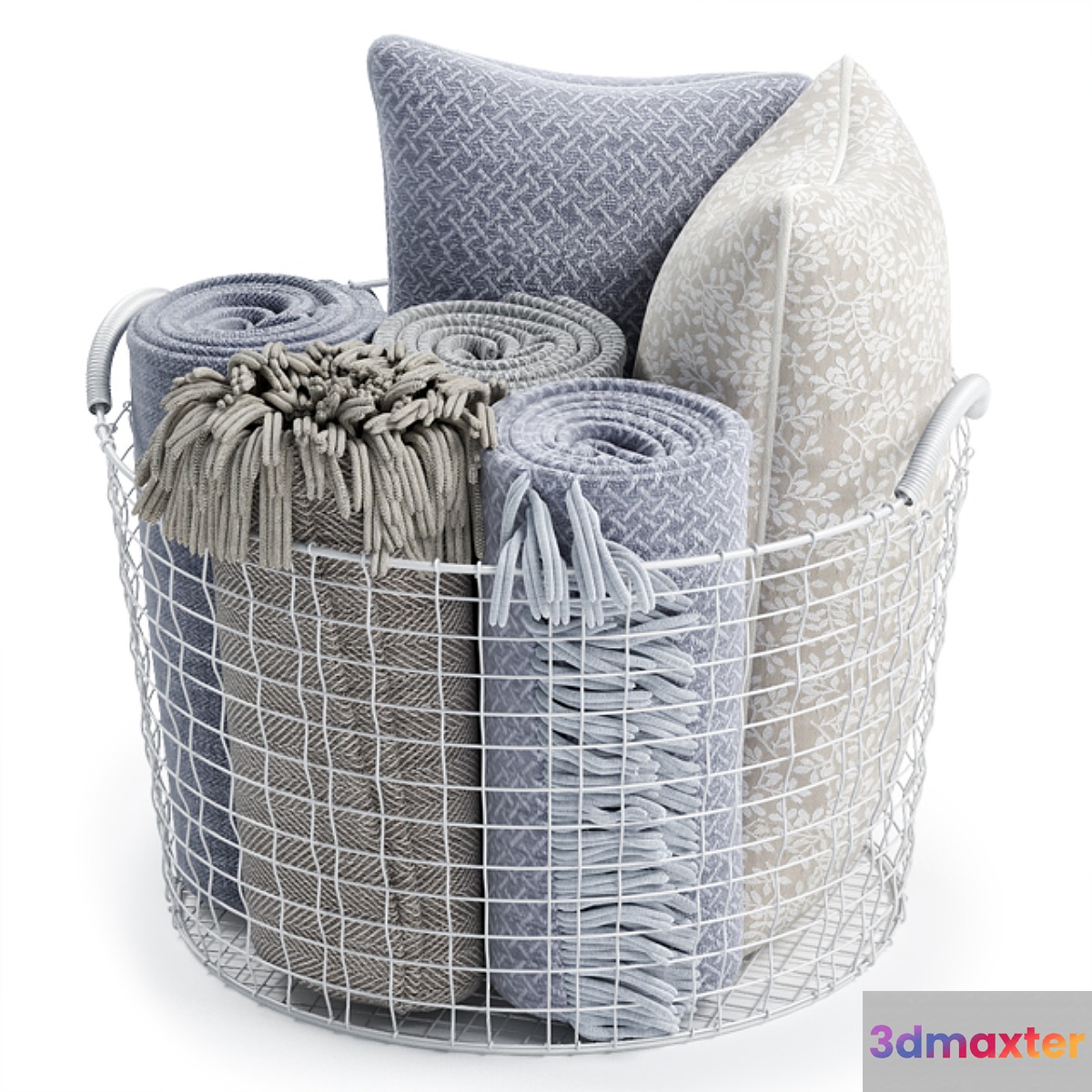 METAL BASKET DECOR 05 3D Max