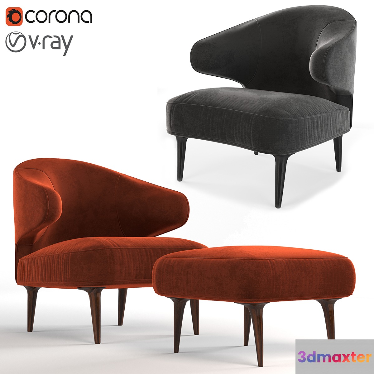 Armchair minotti aston - No.5