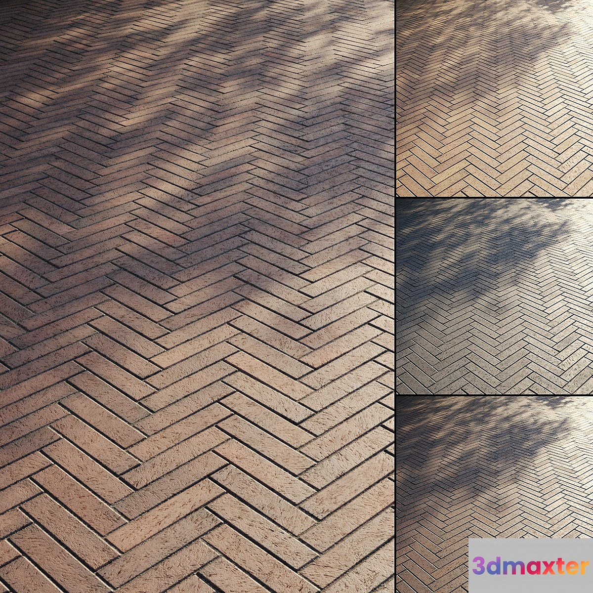 Brick paving slabs Type 4 3D Max