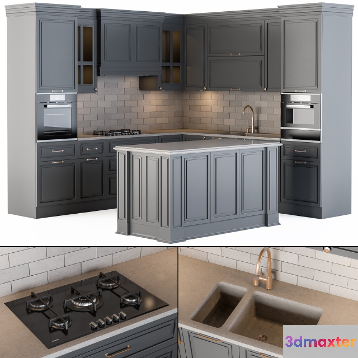 Kitchen NeoClassic Gray