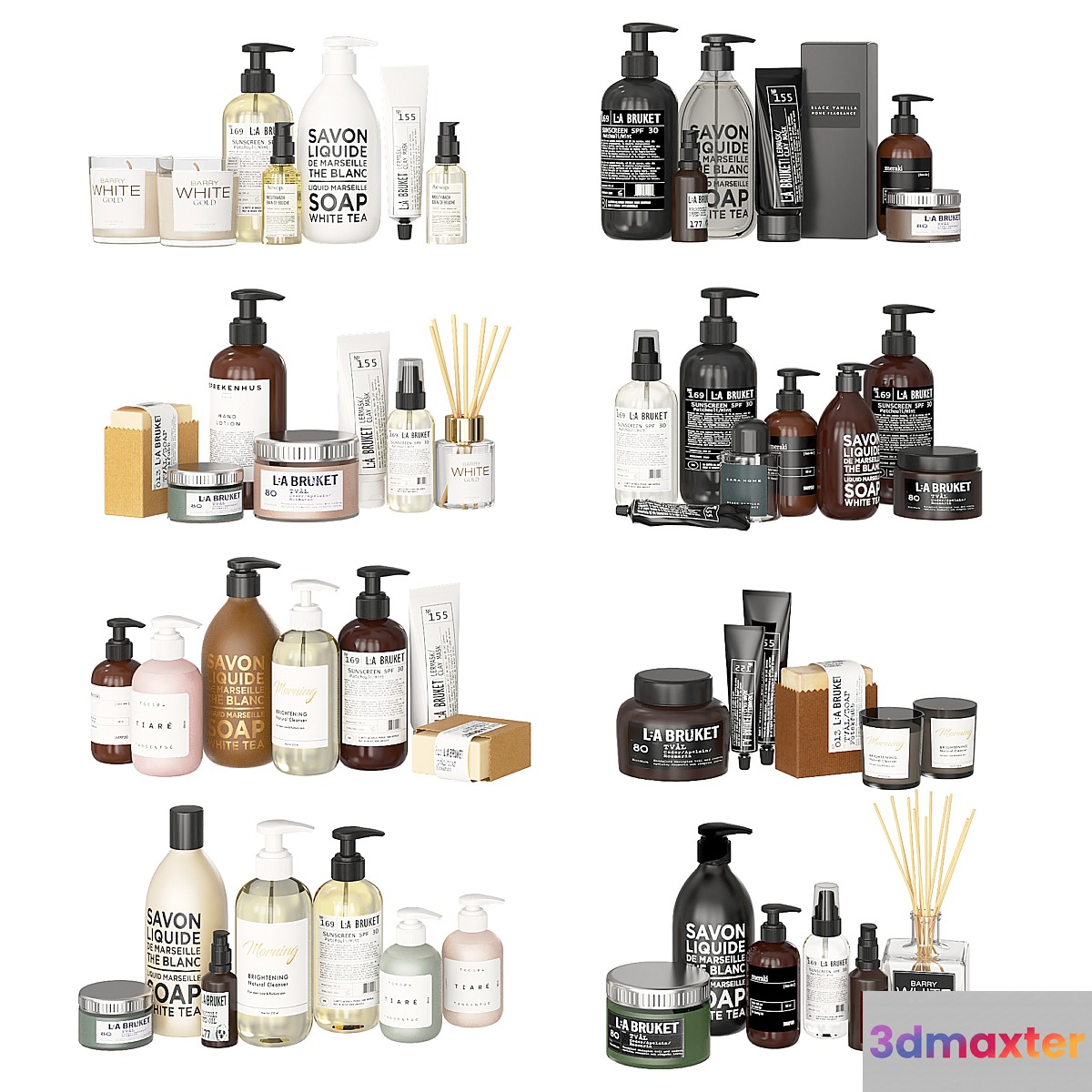 Bathroom Black and White Cosmetics (On Reboot) - No.4