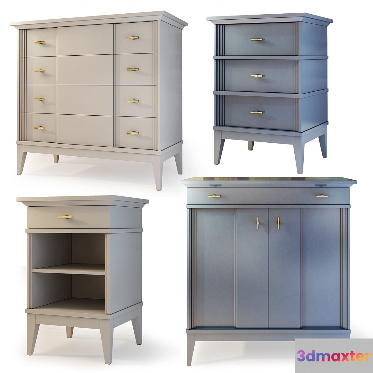 Chest and drawer Manhattan. Dresser nightstand - No.4
