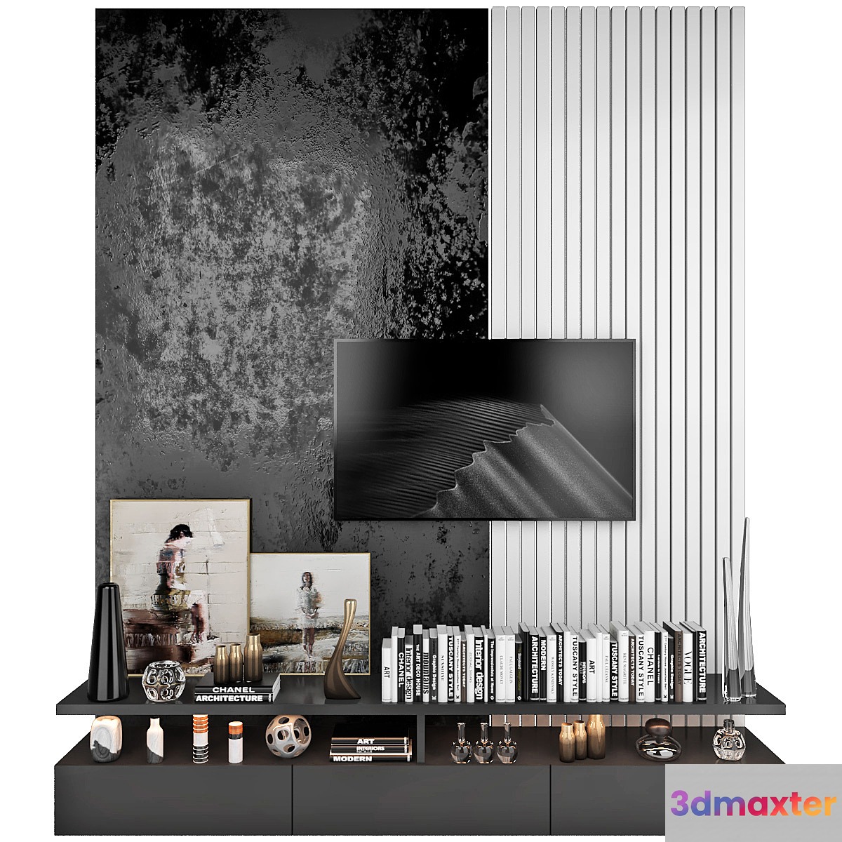 TV Wall | set 37 3D Max