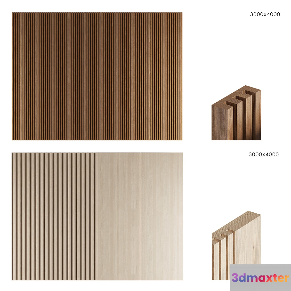 Wood panels set 1 - No.8