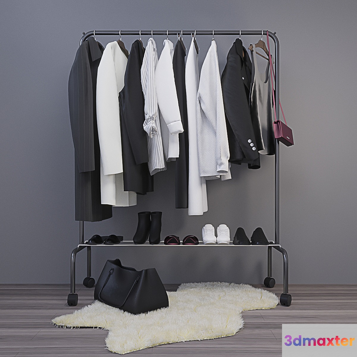 clothes hanger 3D Max
