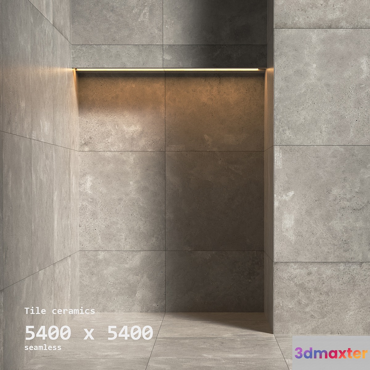 Porcelain stoneware for concrete 3D Max