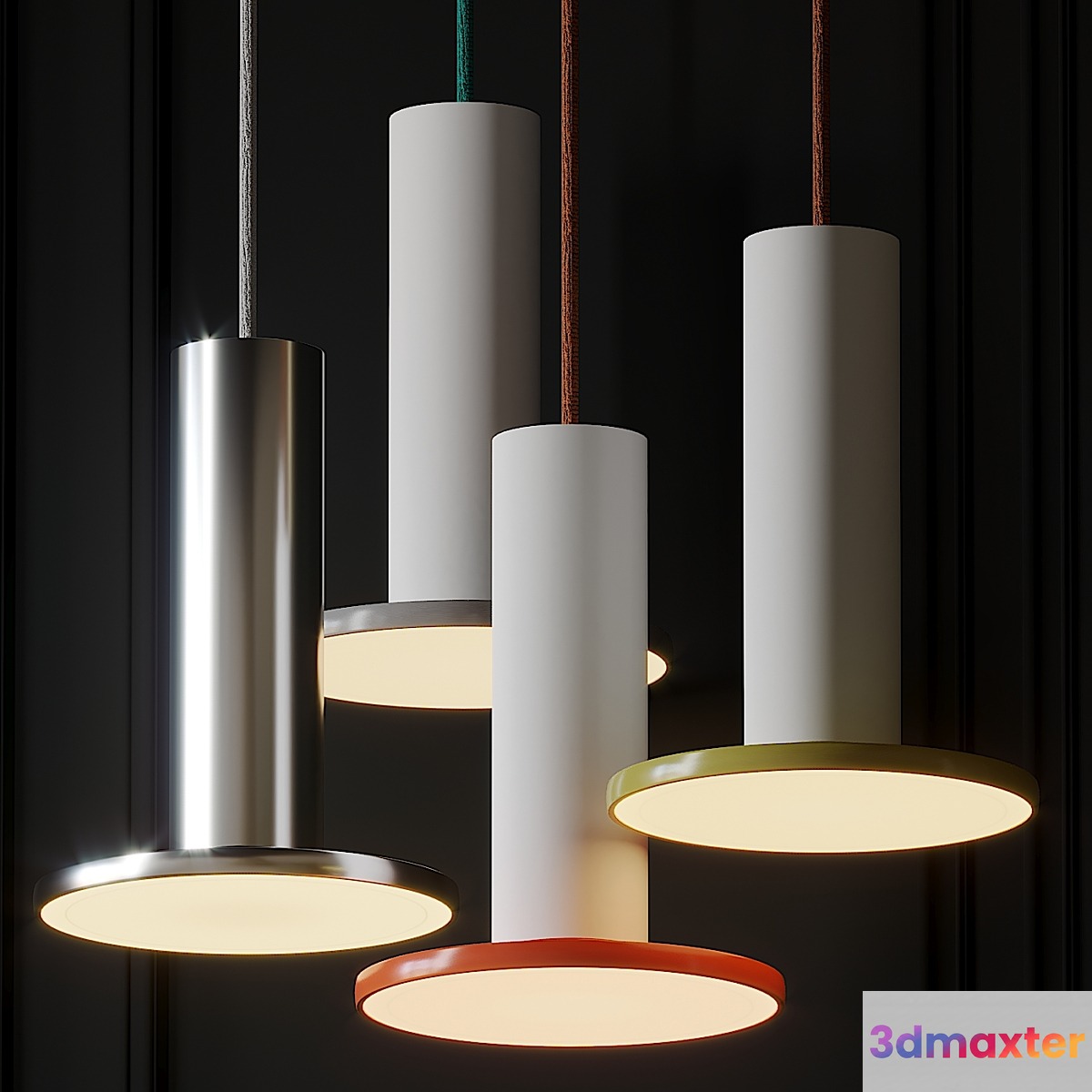 CIELO HI-BRIGHT PENDANT By Pablo Pardo 3D Max