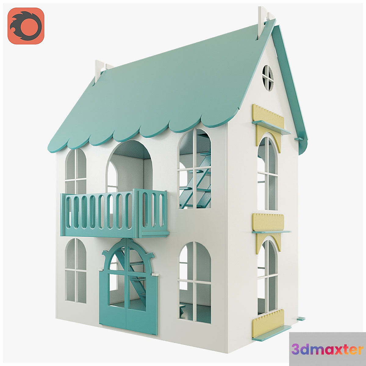 Woodlines Dollhouse Arina 3D Max