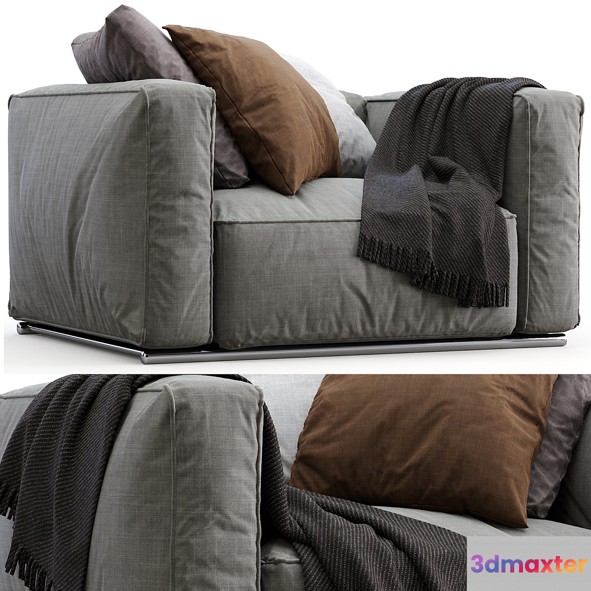 Poliform Armchair SHANGAI 3D Max