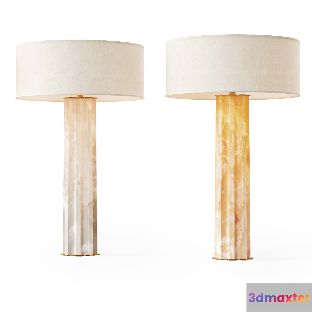 Table lamp athena 3D Max