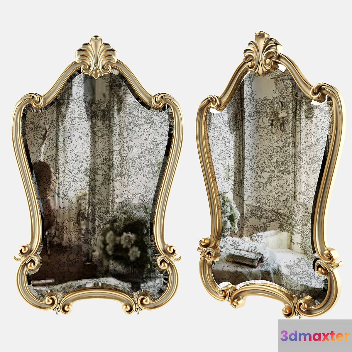 classical mirror 3 3D Max