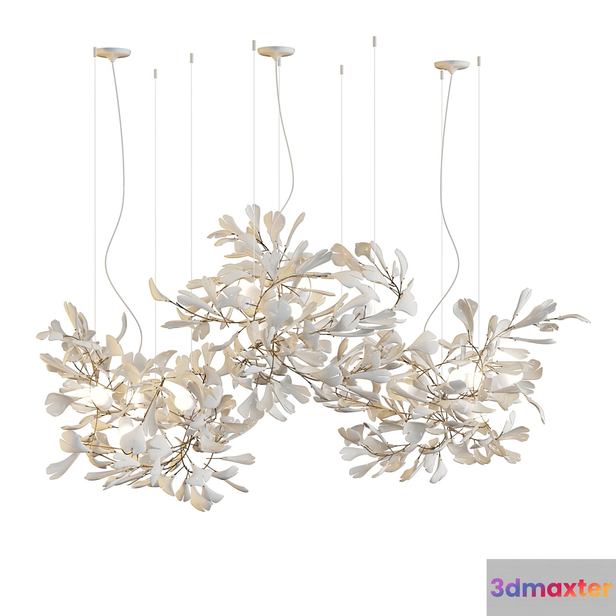 Andreea Braescu Chandelier GINKGO C _ 117 3D Max