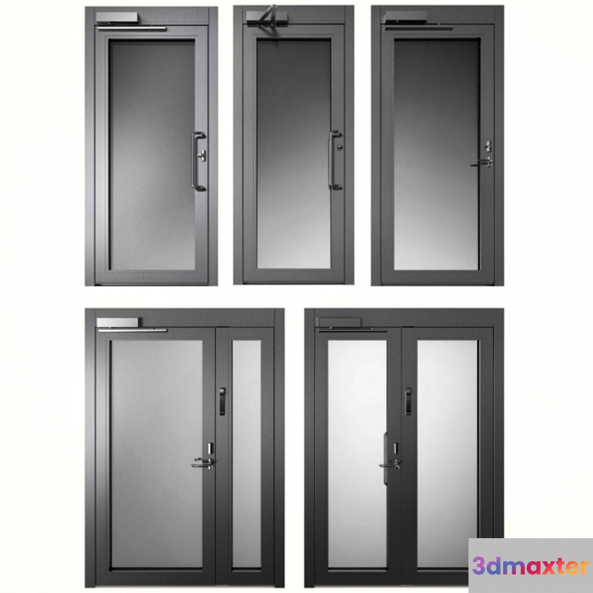 Metal fire doors