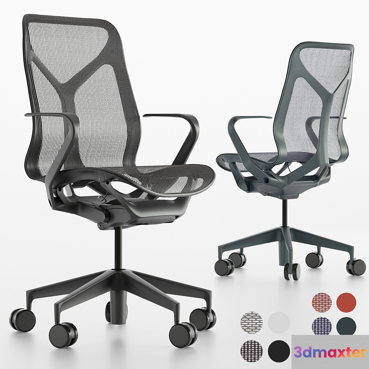 Mid-Back Cosm Chair by Herman Miller