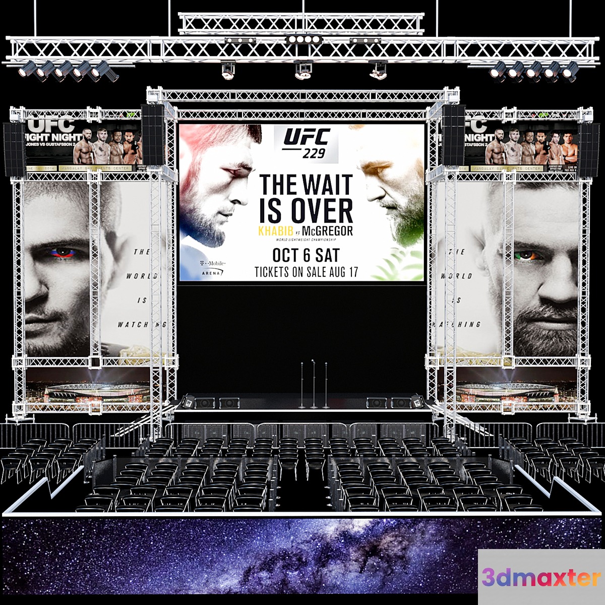 JC Concert Stage 3 3D Max