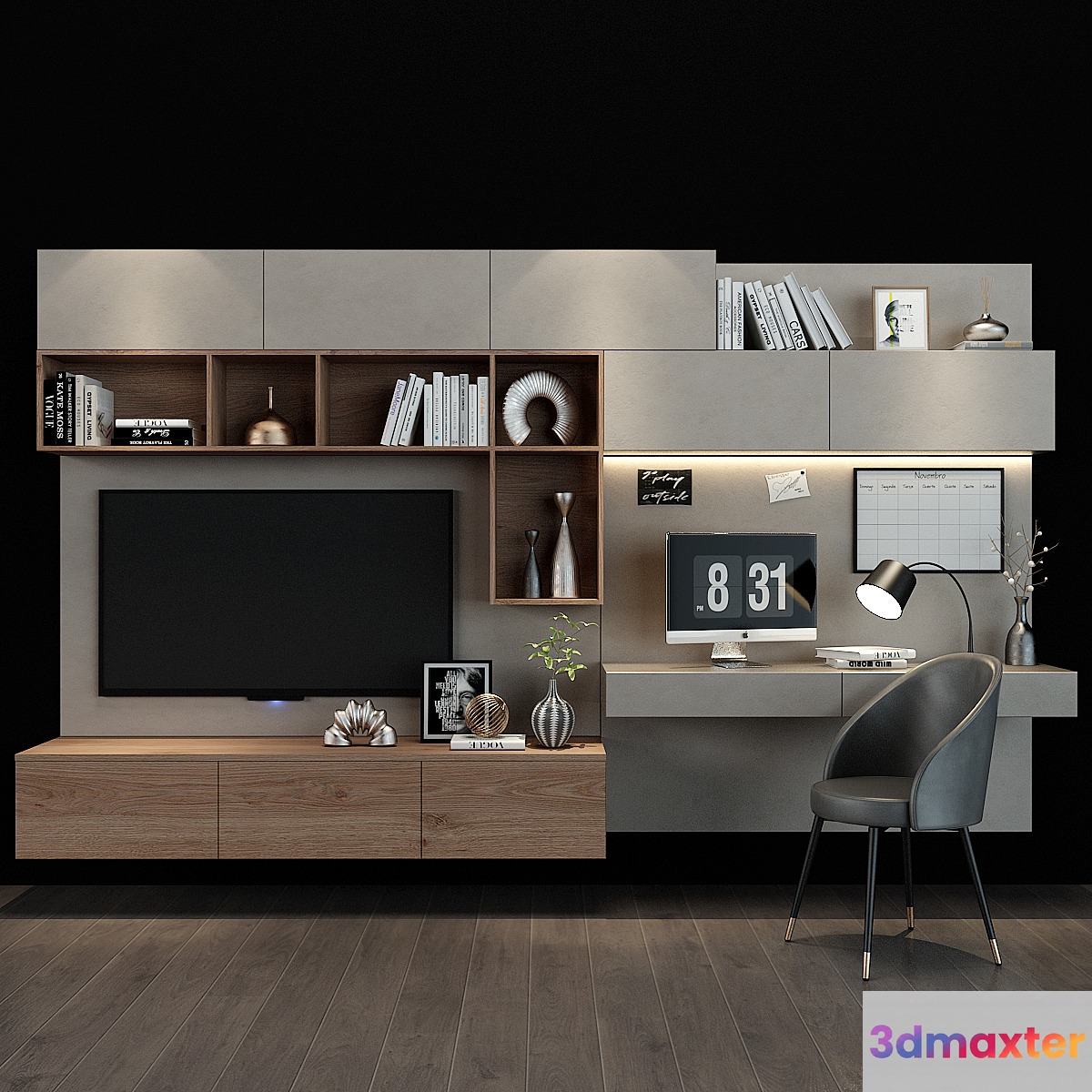 TV shelf 091 - No.3 3D Max