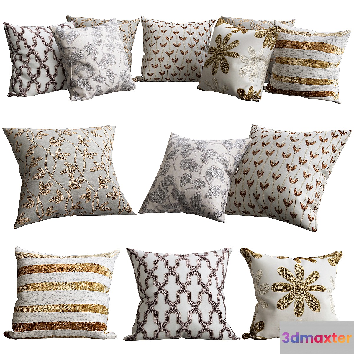 Pillows for sofa Premium PRO No. 52 3D Max