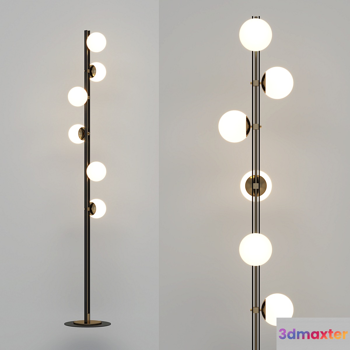 cattelan italia planeta floor lamp 3D Max