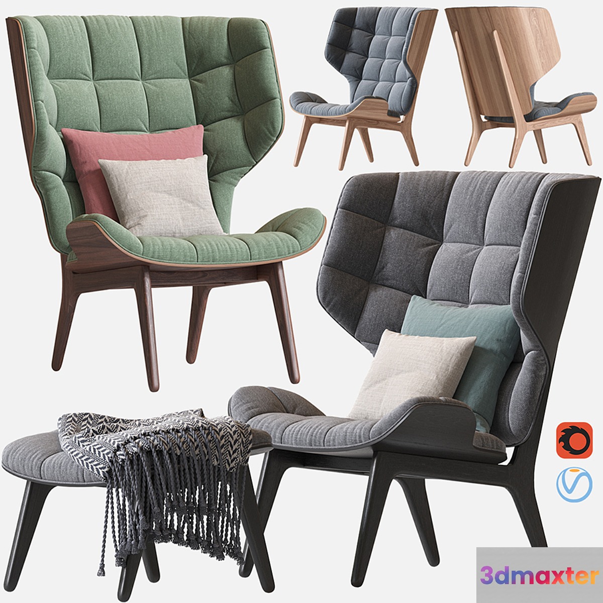Armchair Mammoth Chair 3D Max