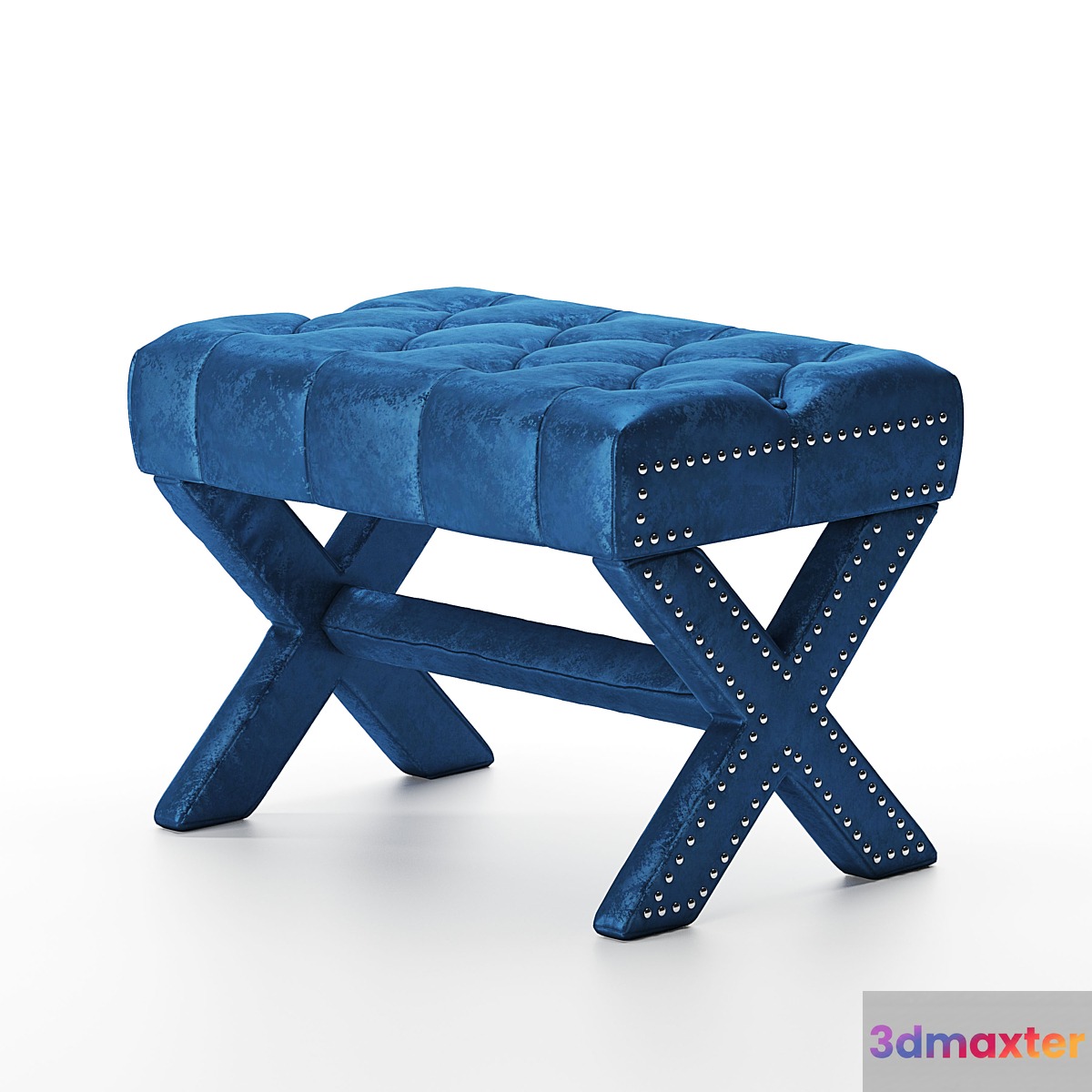 Fantastic X Bench Ottoman 3D Max