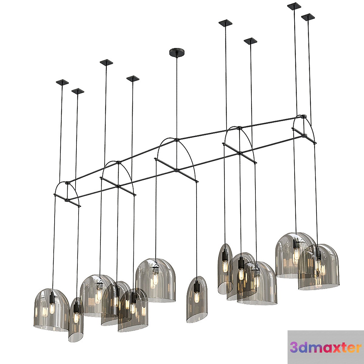 Holly hunt bow chandelier 3D Max