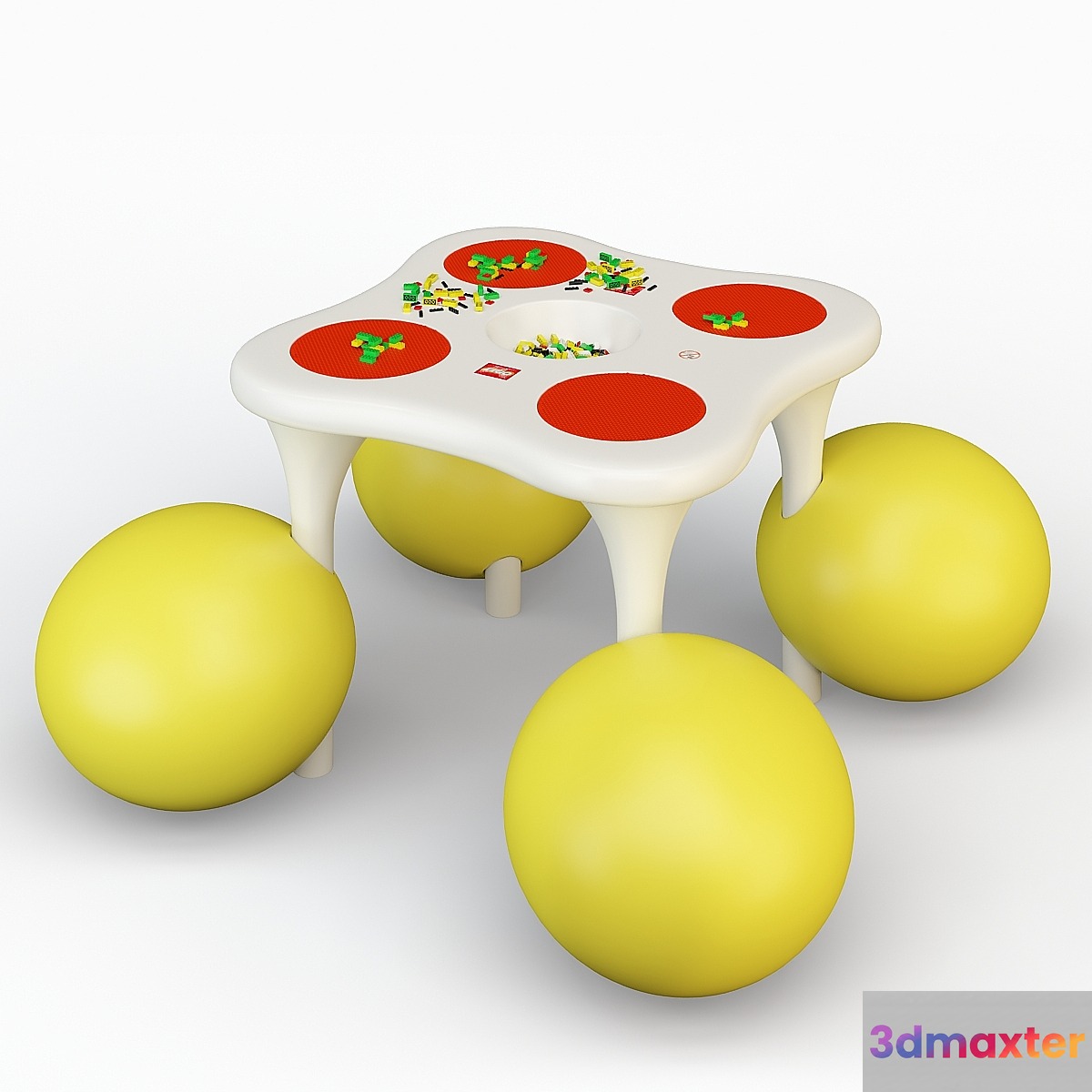 Lego table - No.2 3D Max