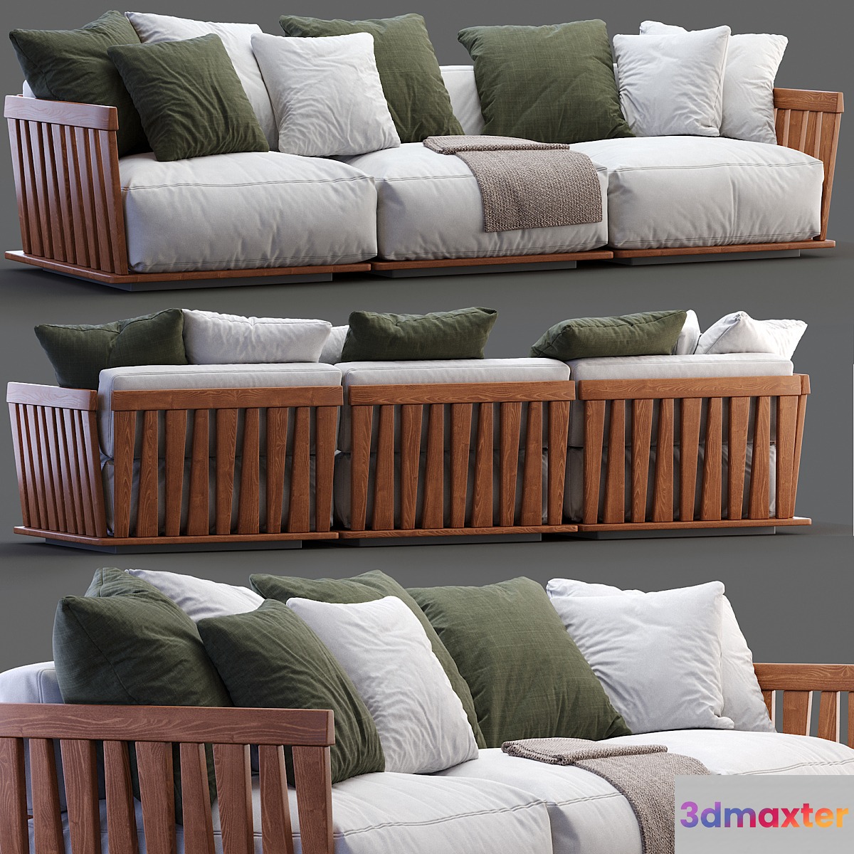 Flexform Sofa ZANTE 3D Max