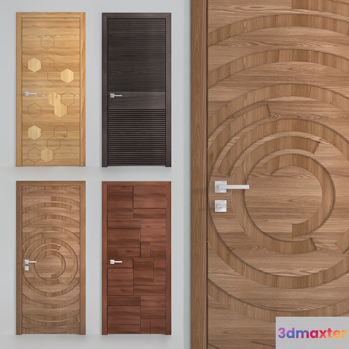 Door collection DORIAN (EXA COSTA TWIST STRADIVARI) 3D Max