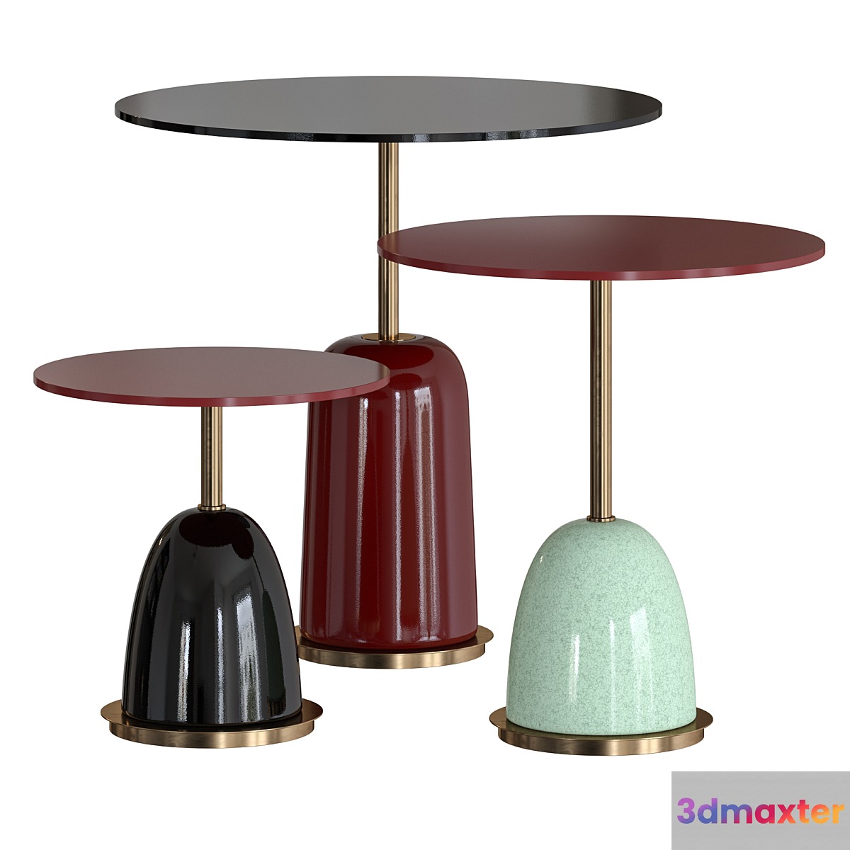 Marioni Pins Side Tables