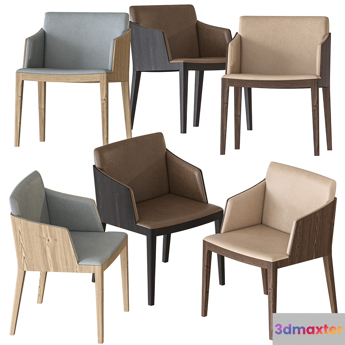 Poltrona Frau Beatrice Armchair 3D Max