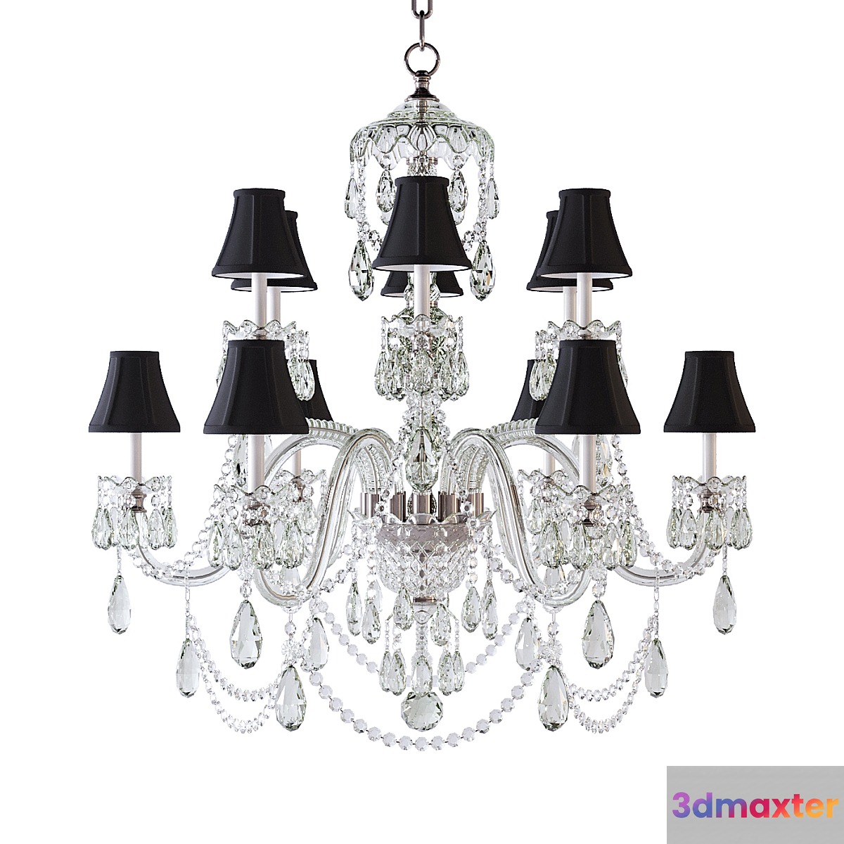 Ralph Lauren Duchess Large Chandelier with Cut Arms DC102