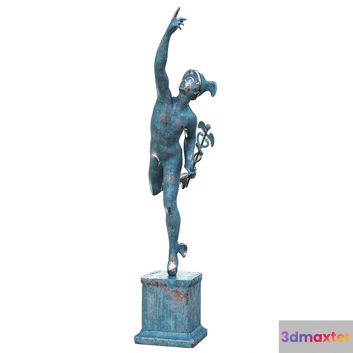 Statue of mercury 3D Max