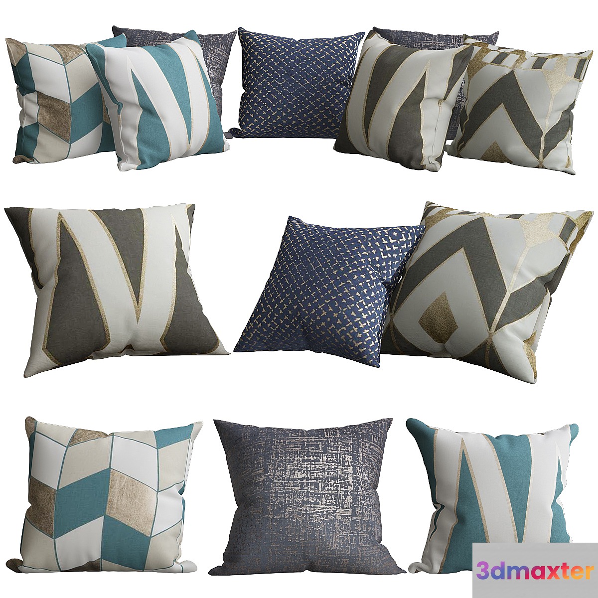 Pillows for sofa Premium PRO No. 83 3D Max