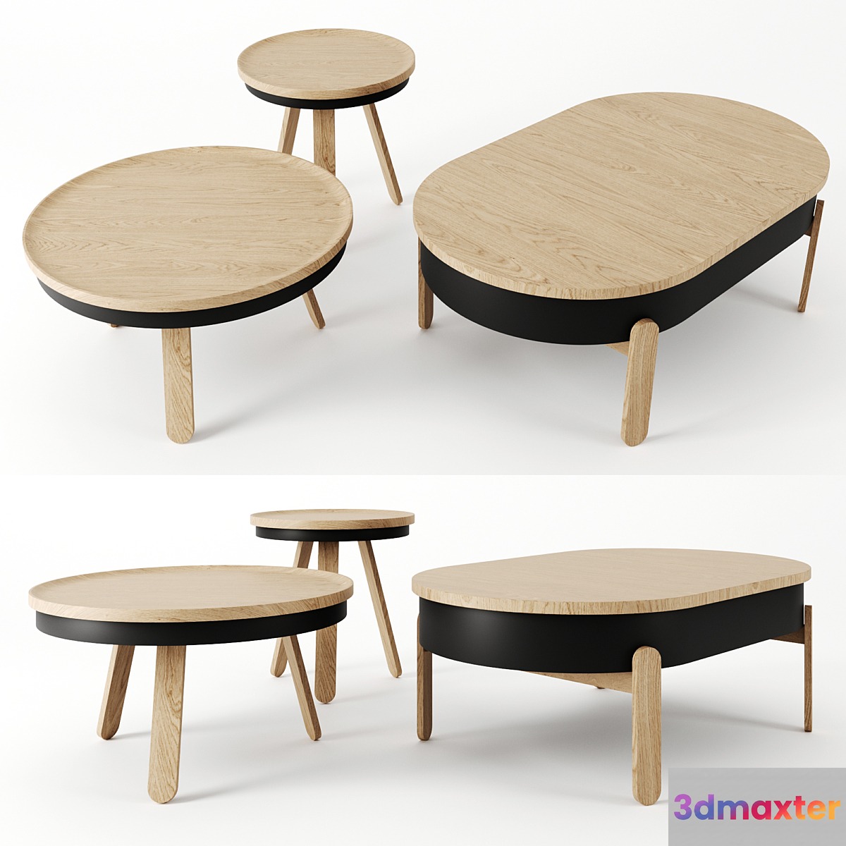 Batea Tables by Woodendot