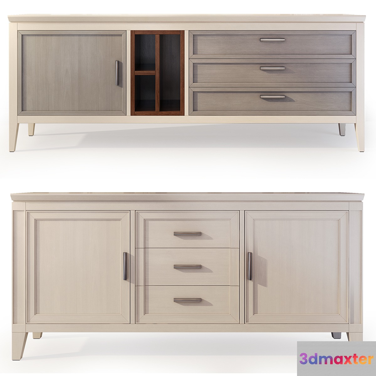 Chest _ sideboard Erica Aralia. Sideboard by Le Fablier 3D Max