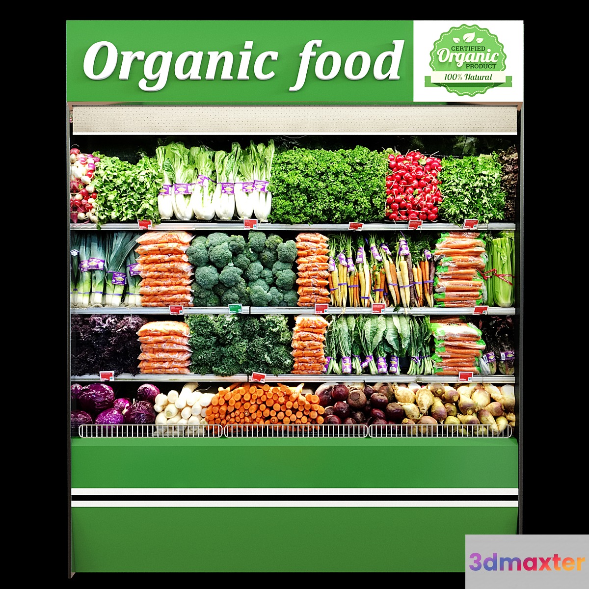 Vegetables fridge 2 - No.2 3D Max