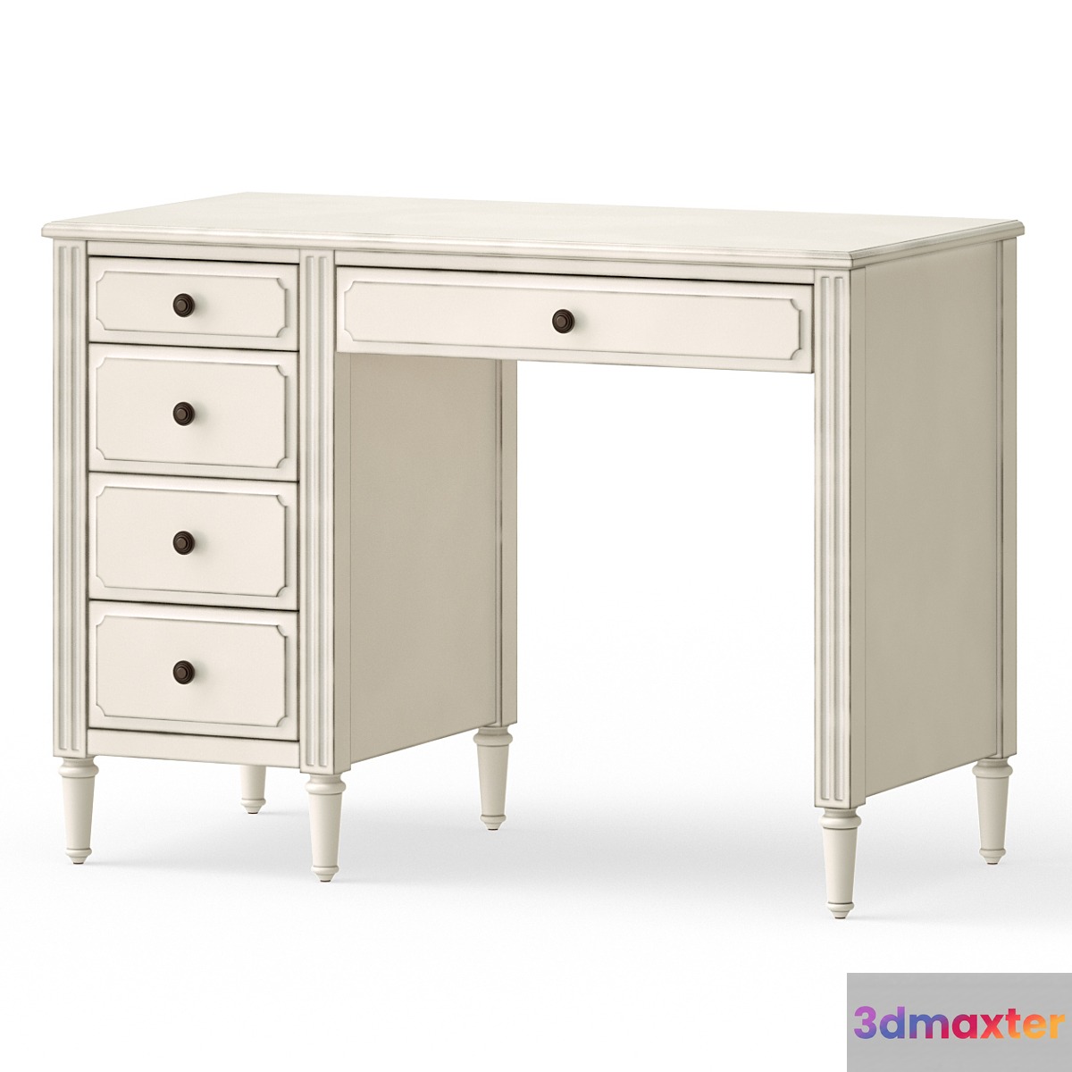 Children writing table Provence 3D Max