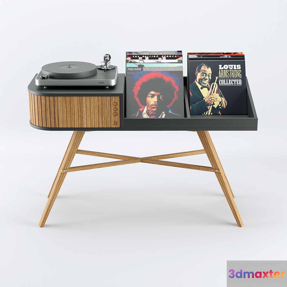The Vinyl Table Hrdl 3D Max