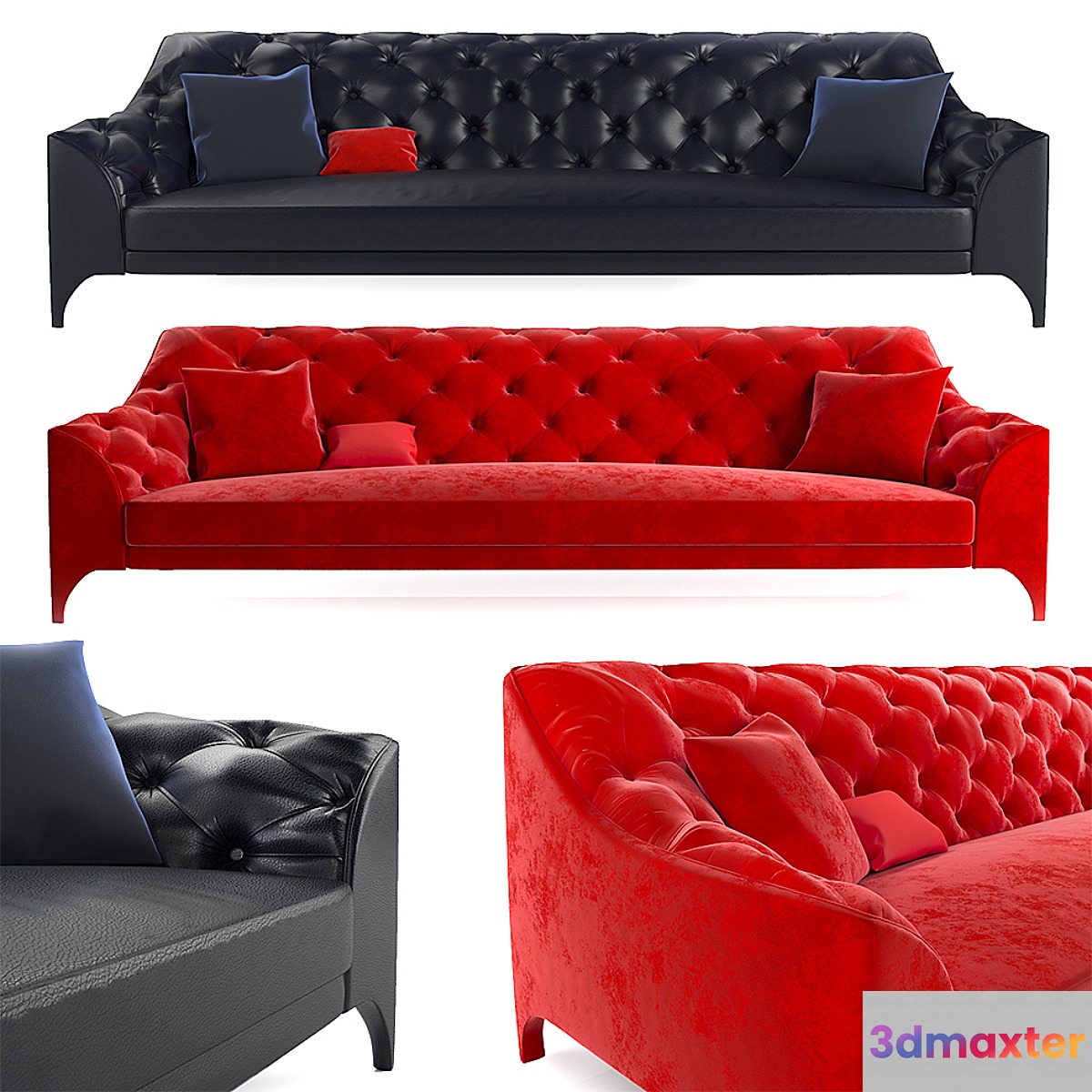 BRANDO Sofa SELVA 3D Max