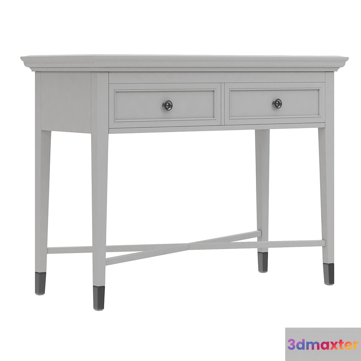 Dantone Home Stafford console with two drawers 3D Max