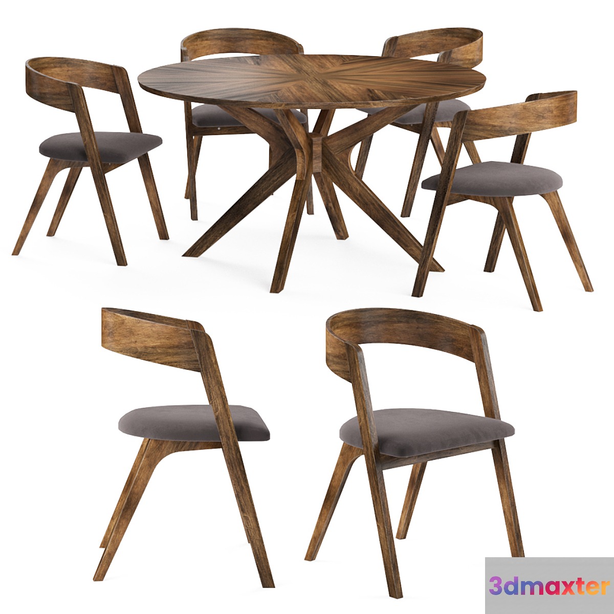CALICO chairs & WELLS table